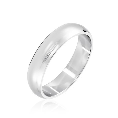 Alliance Alexyne Argent Blanc - Alliances Famille | Marc Orian