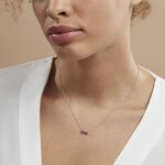 Collier Kasey Argent Blanc Oxyde De Zirconium - Colliers avec pierres Femme | Marc Orian