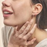 Cr&eacute;oles Shalana Or Blanc - Cr&eacute;oles Femme | Marc Orian