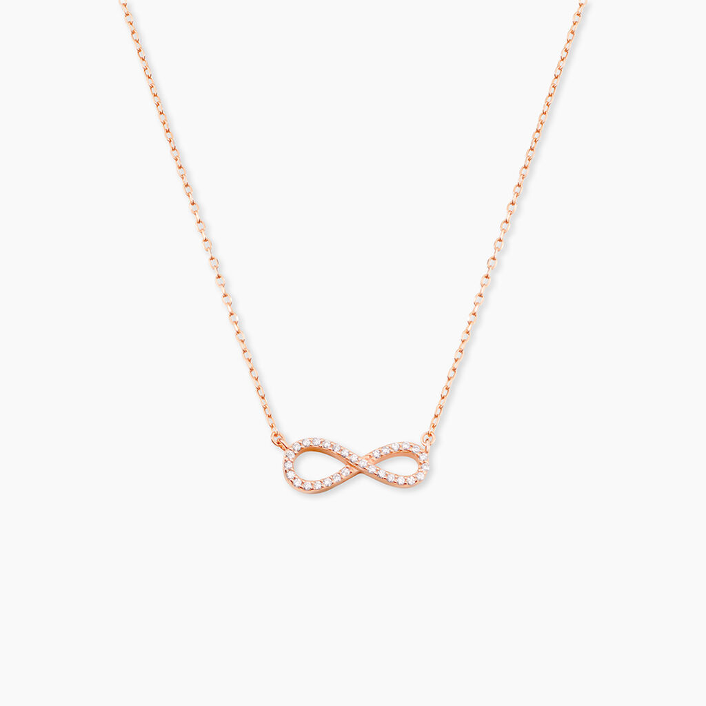Collier Amita Argent Rose Oxyde De Zirconium - Colliers avec pierres Femme | Marc Orian