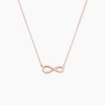 Collier Amita Argent Rose Oxyde De Zirconium - Colliers avec pierres Femme | Marc Orian