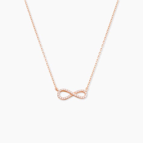 Collier Amita Argent Rose Oxyde De Zirconium - Colliers avec pierres Femme | Marc Orian