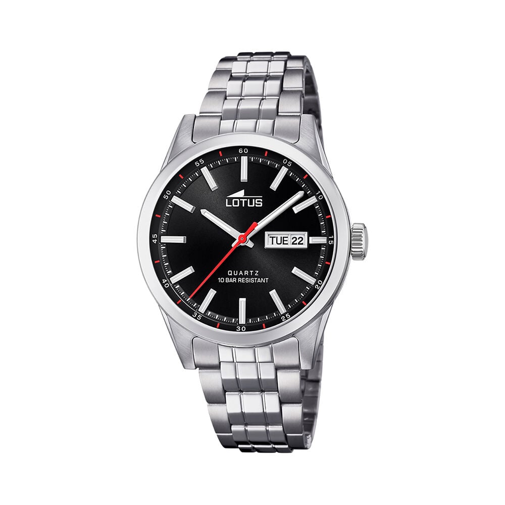 Montre Lotus Classique 42 Noir - Montres &eacute;tanches Homme | Marc Orian