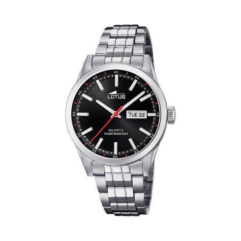Montre Lotus Classique 42 Noir - Montres &eacute;tanches Homme | Marc Orian