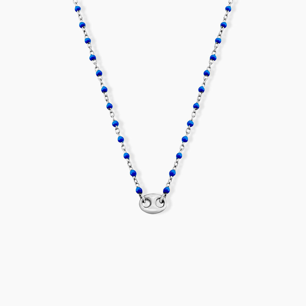 Collier Muguette Argent Blanc - Colliers ras du cou Femme | Marc Orian