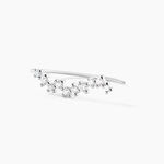Bijoux D'oreilles Brandi Argent Rhodi&eacute; Oxyde De Zirconium - Piercings d'oreilles Femme | Marc Orian