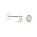 Boucles D'oreilles Puces Argent Blanc Laureano Oxydes De Zirconium - Puces Femme | Marc Orian