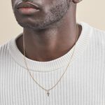 Pendentif Bathilde Croix Diamantee Or Jaune - Pendentifs Unisex | Marc Orian