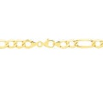 Collier Or Jaune Maille Altern&eacute;e - Chaines Homme | Marc Orian