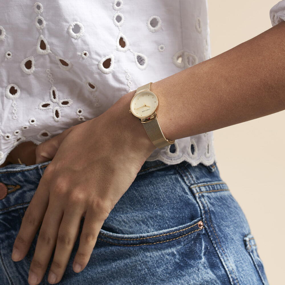 Montre Codhor Fleur Doré - Montres étanches Femme | Marc Orian