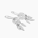 Boucles D'oreilles Pendantes Catchy Argent Blanc - Pendantes Femme | Marc Orian