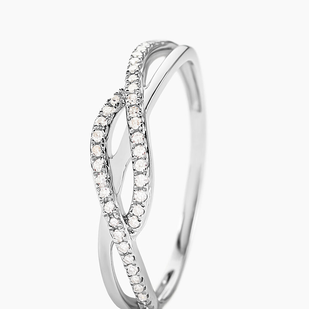 Bague Ursulla Or Blanc Diamant - Parures de mariage Femme | Marc Orian