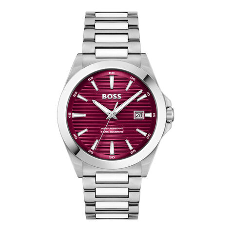 Montre Hugo Boss Boss Strike Bordeaux - Montres étanches Homme | Marc Orian