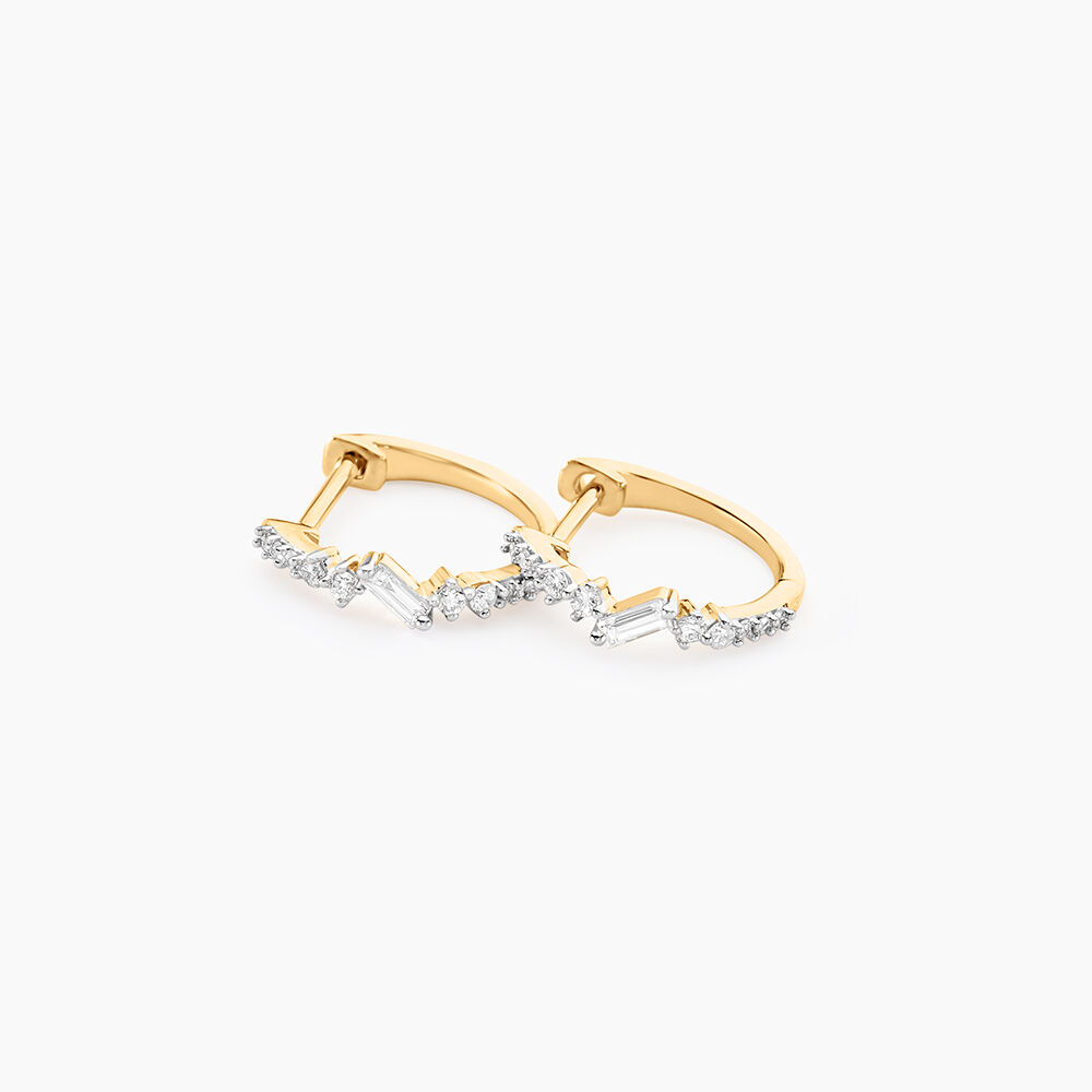 Créoles Joy Or Jaune Diamant -  Femme | Marc Orian