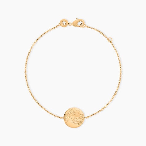 Bracelet Hanaelle Plaque Or Jaune -  Femme | Marc Orian