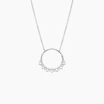 Collier Camil Argent Blanc Oxyde De Zirconium - Colliers avec pierres Femme | Marc Orian