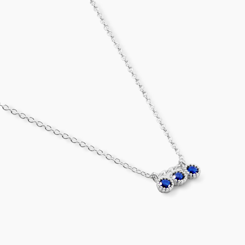 Collier Kasey Argent Blanc Oxyde De Zirconium - Colliers avec pierres Femme | Marc Orian
