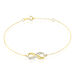 Bracelet Lyasa Infini Diamante Or Bicolore - Bracelets chaînes Femme | Marc Orian