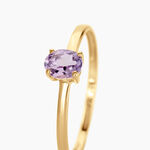 Bague Lily Or Jaune Amethyste - Bagues pierres fines Femme | Marc Orian