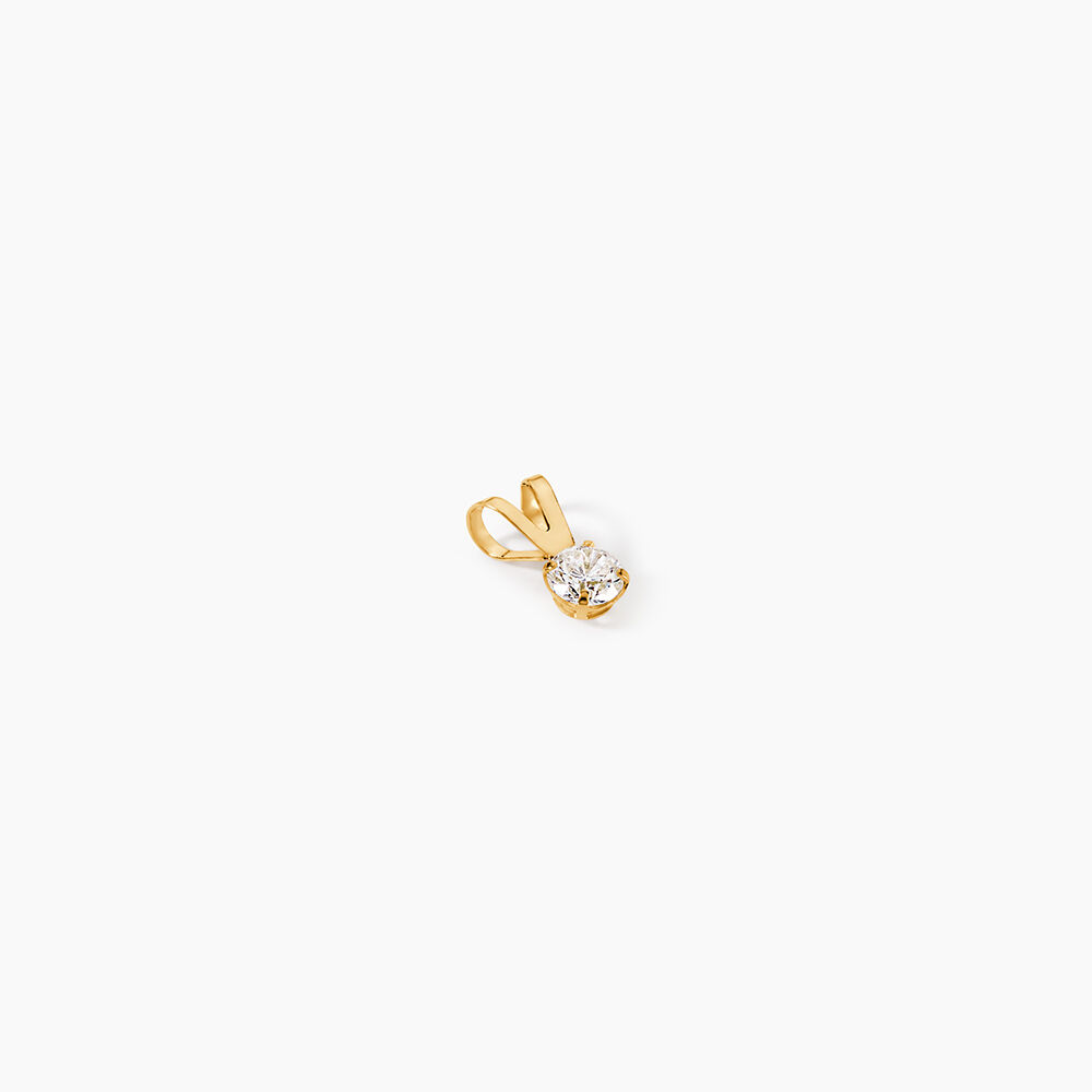 Pendentif Mabila Or Jaune Oxyde De Zirconium - Pendentifs Femme | Marc Orian