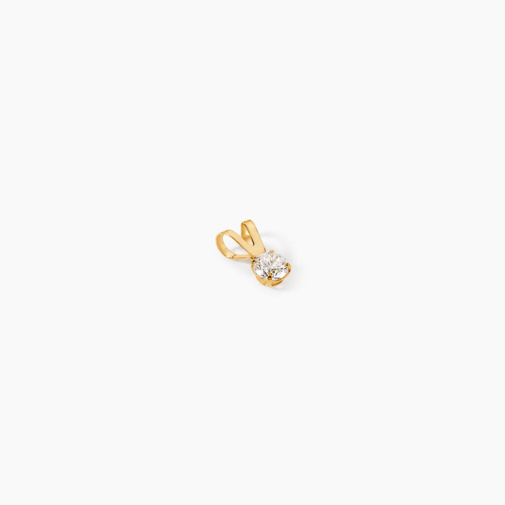 Pendentif Mabila Or Jaune Oxyde De Zirconium - Pendentifs Femme | Marc Orian