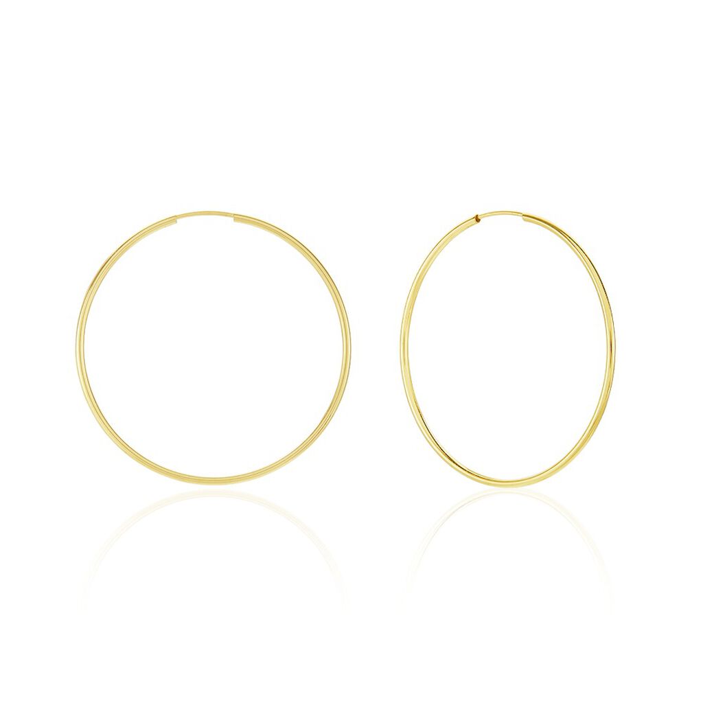 Créoles Dominae Flexible Or Jaune - Créoles Femme | Marc Orian