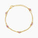 Bracelet Acier Jaune Rhodochrosite - Bracelets chaînes Femme | Marc Orian