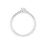 Bague Solitaire Athena Or Blanc Diamant - Parures de mariage Femme | Marc Orian