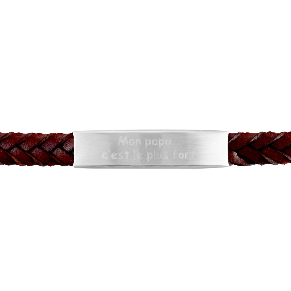 Bracelet Acier Blanc Oxanne - Bracelets cuir Homme | Marc Orian