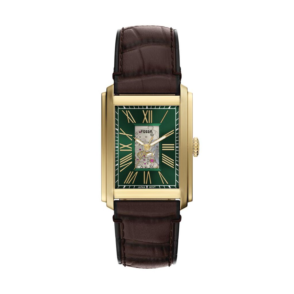 Montre Fossil Carraway Automatic Vert - Montres automatiques Homme | Marc Orian
