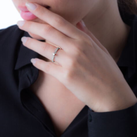 Bague Solitaire Morrigane Or Blanc Diamant - Bagues Solitaire Femme | Marc Orian