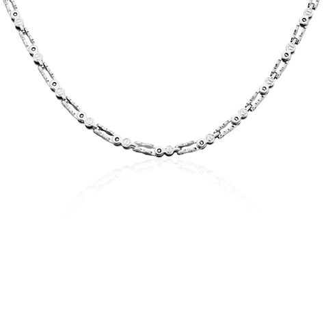 Collier Jourdan Hestia Acier Blanc - Colliers Homme | Marc Orian