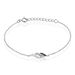 Bracelet Ophelia Argent Blanc Oxyde De Zirconium - Bracelets chaînes Femme | Marc Orian