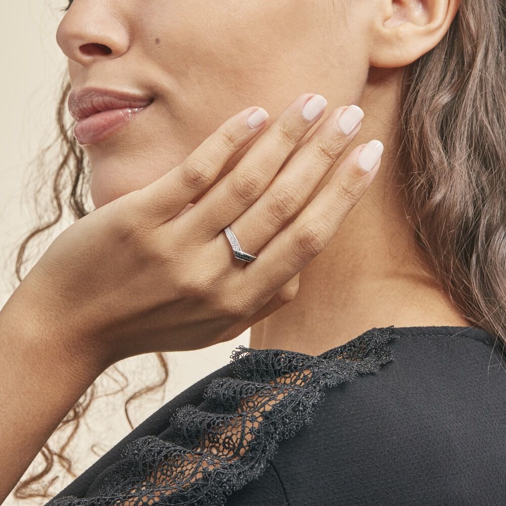 Bague Aile De Mouette Or Blanc Diamant B3DFBDD189J Marc Orian