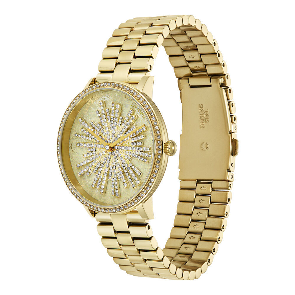Montre Olivia Burton Ice Burst Dor&eacute; - Montres &eacute;tanches Femme | Marc Orian