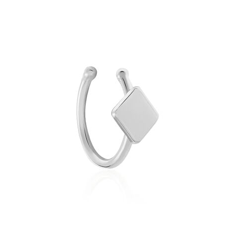 Boucles D'oreilles Puces Nazra Argent Blanc - Puces Femme | Marc Orian