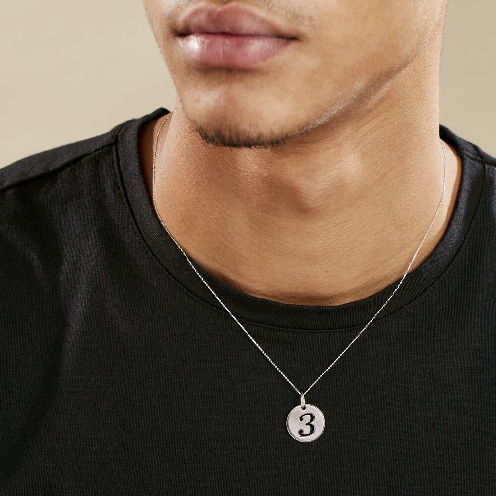 Pendentif Efiso Argent Blanc - Pendentifs Famille | Marc Orian
