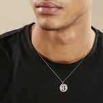 Pendentif Efiso Argent Blanc - Bijoux fantaisie Famille | Marc Orian