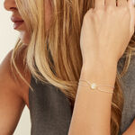 Bracelet Angel Or Jaune Nacre - Bracelets cordons Famille | Marc Orian