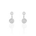 Bijoux D'oreilles Perline Argent Blanc Oxyde De Zirconium - Piercings d'oreilles Femme | Marc Orian
