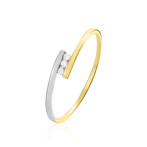 Bague Brooke Or Bicolore Diamant - Parures de mariage Femme | Marc Orian