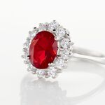 Bague Perez 2 Argent Blanc Oxyde De Zirconium - Bijoux fantaisie Femme | Marc Orian