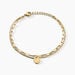 Bracelet Eva Acier Jaune - Bracelets Medailles Femme | Marc Orian