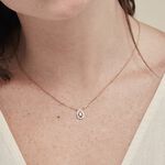 Collier Zihna Plaqu&eacute; Or Jaune Pierre De Synth&egrave;se Oxyde - Colliers avec pierres Femme | Marc Orian