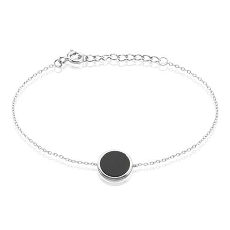 Bracelet Damioen Argent Blanc Agate - Bracelets chaînes Femme | Marc Orian