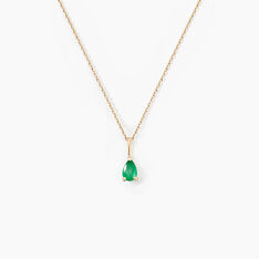 Collier Goutte Or Jaune Emeraude - Colliers Femme | Marc Orian