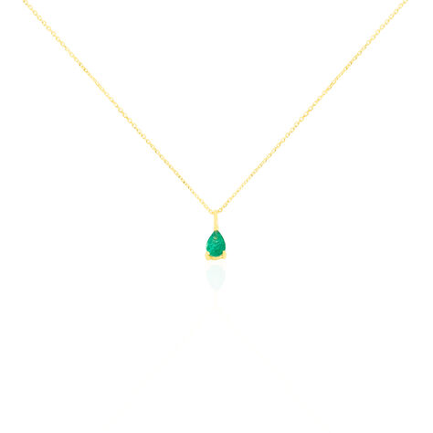 Collier Goutte Or Jaune Emeraude - Colliers Femme | Marc Orian