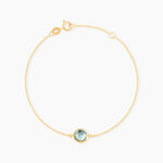 Bracelet Or Jaune Arenale Topaze - Bracelets cha&icirc;nes Femme | Marc Orian