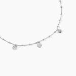 Collier Shyama Argent Blanc - Colliers ras du cou Femme | Marc Orian