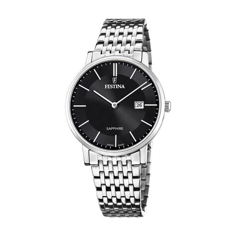 Montre Festina Swiss Made Noir - Montres classiques Homme | Marc Orian